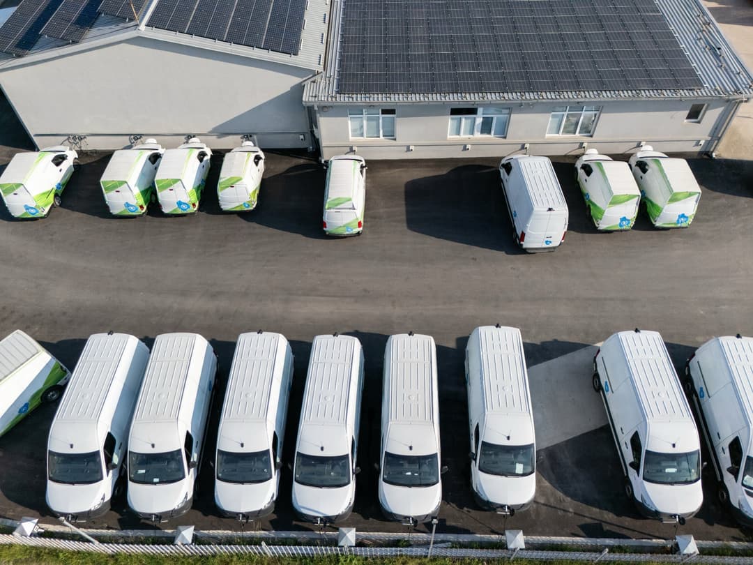 Electric van charging